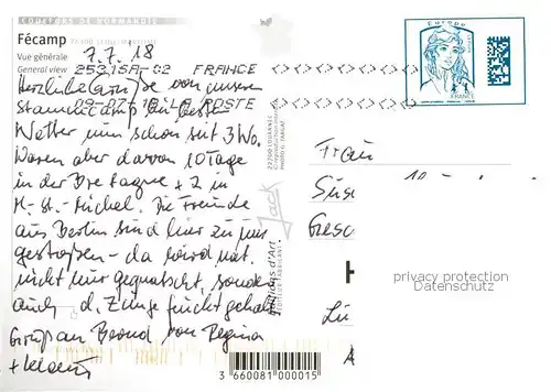 AK / Ansichtskarte Fecamp_76 Panorama Port Plage Cote d Albatre vue aerienne 