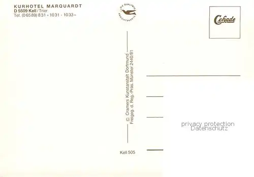 AK / Ansichtskarte Kell_See_Trier Kurhotel Marquardt 