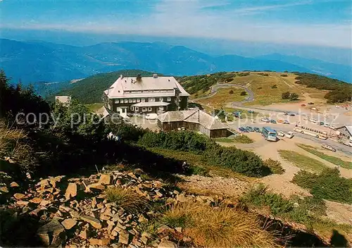 AK / Ansichtskarte Grand Ballon_Elsass_Vosges Hotel du Grand Ballon et Restaurant Vue des Alpes Route des Cretes Chaine des Vosges 