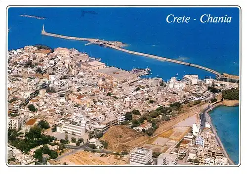 AK / Ansichtskarte Chania_Insel_Kreta Kuestenort Hafen Chania_Insel_Kreta