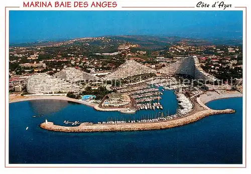 AK / Ansichtskarte Villeneuve Loubet_06_Alpes Maritimes Marina Baie des Anges vue aerienne 