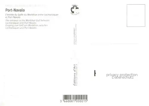 AK / Ansichtskarte Port Navalo_56_Morbihan Entree du Golfe du Morbihan vue aerienne 