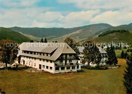 AK / Ansichtskarte Bernau_Schwarzwald Gasthaus Pension Roessle Bernau Schwarzwald