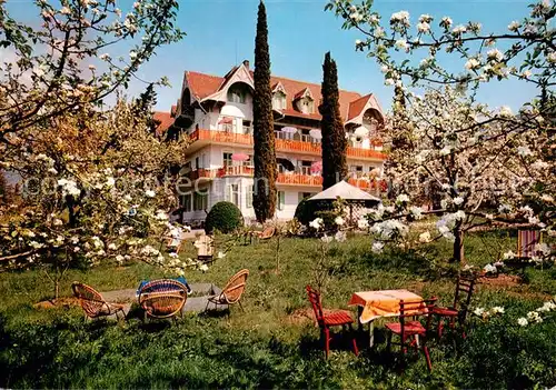 AK / Ansichtskarte Merano_Meran Pension Angelica Garten 