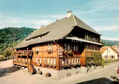 AK / Ansichtskarte Unterglottertal Gasthof zum goldenen Engel Unterglottertal
