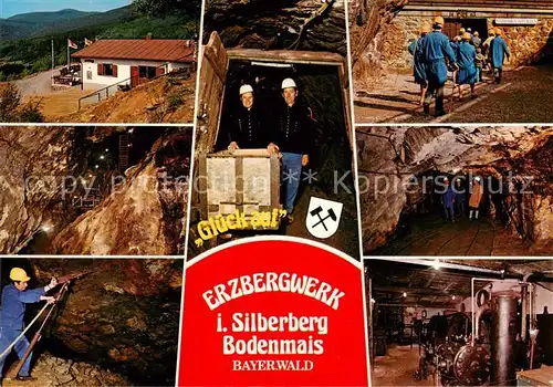 AK / Ansichtskarte Bodenmais Erzbergwerk im Silberberg Teilansichten Bodenmais