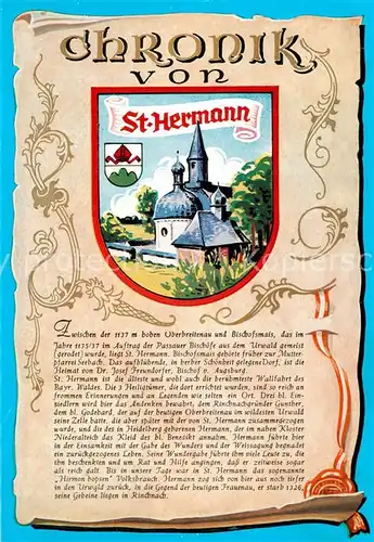 AK / Ansichtskarte Bischofsmais Kirche St Hermann Bischofsmais