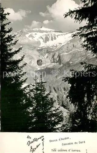AK / Ansichtskarte Seilbahn Perle des Alpes Vaudoises Seilbahn
