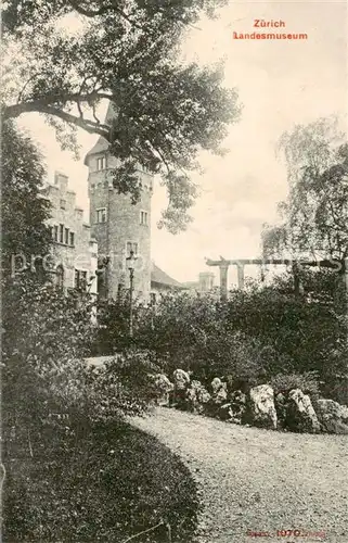 AK / Ansichtskarte Zuerich_ZH Landesmuseum Aussenansicht Zuerich_ZH