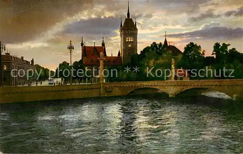 AK / Ansichtskarte Zuerich_ZH Landesmuseum Aussenansicht Zuerich_ZH