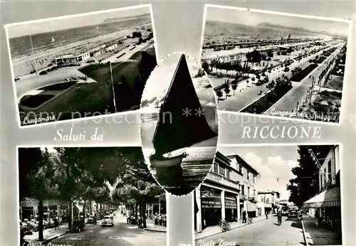 AK / Ansichtskarte Riccione_Rimini_IT Lungomare   Spiaggia 