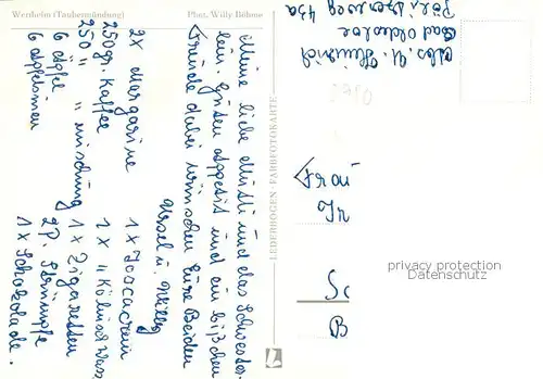 AK / Ansichtskarte Wertheim_Main Partie an der Taubermuendung Wertheim Main