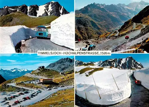 AK / Ansichtskarte Timmelsjoch_2509m_Obergurgl_Soelden_oetztal_Tirol Timmelsjoch   Hochalpenstrasse Teilansichten 