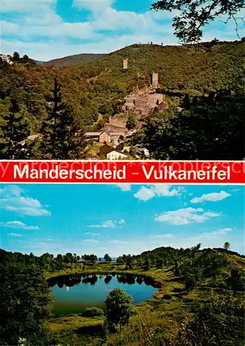 AK / Ansichtskarte Manderscheid_Eifel Teilansichten Vulkaneifel Manderscheid Eifel