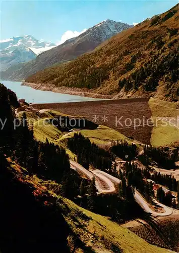 AK / Ansichtskarte Kaunertal_Tirol_AT Stausee im Kaunertal m. Weissseespitze 