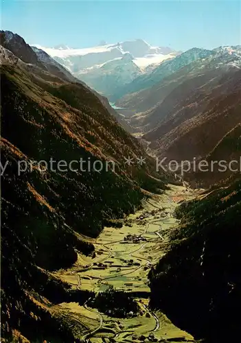 AK / Ansichtskarte Kaunertal_Tirol_AT Gesamtansicht m. Weissseespitze 