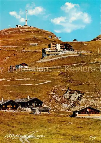 AK / Ansichtskarte Kitzbueheler Horn_Tirol_AT Berghotel Aussenansicht u. Gipfel Kitzbueheler Horn 