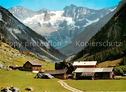AK / Ansichtskarte Stillup_Stilluptal_Mayrhofen_Zillertal_AT Mooseggeraste i. d. Stillupp   Gruenewand Kasseler m. Keilbachspitze 