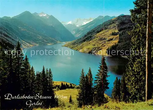 AK / Ansichtskarte Gerlos_Zillertal_AT Durlasboden Stausee m. Reichenspitzgruppe 