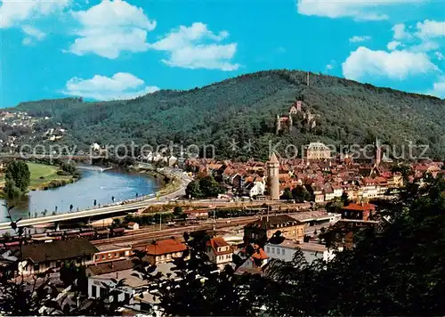 AK / Ansichtskarte Wertheim_Main Blick vom Wartberg Wertheim Main