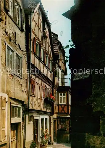 AK / Ansichtskarte Tauberbischofsheim Gasse Tauberbischofsheim