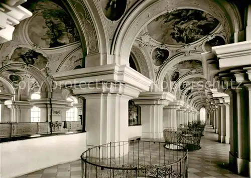 AK / Ansichtskarte Niederalteich_Donau Benediktinerabtei Inneres Niederalteich Donau