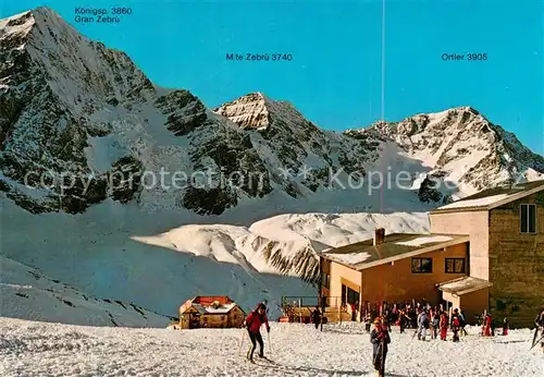 AK / Ansichtskarte Sulden_Solda_Trentino Alto Adige_IT Seilbahn Sulden Restaurant Ortler 