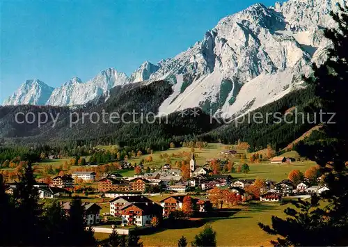 AK / Ansichtskarte Ramsau_am_Dachstein_Schladming_Obersteiermark_AT mit Hohem Dachstein 