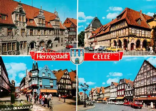 AK / Ansichtskarte Celle_Niedersachsen Teilansichten Fachwerkhaeuser Celle_Niedersachsen