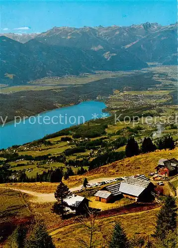 AK / Ansichtskarte Lammersdorferhuette_1650m_Millstaettersee_AT Fliegeraufnahme 