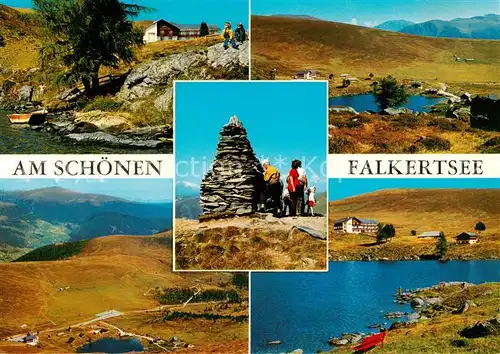 AK / Ansichtskarte Falkertsee_Nockgebiet_Kaernten_AT Teilansichten Panorama 
