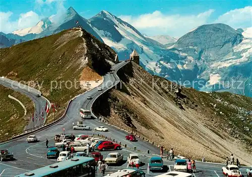 AK / Ansichtskarte Grossglockner_Hochalpenstrasse_Kaernten_AT Fuscher Toerl mit Sonnenwelleck und Fuscherkopf 