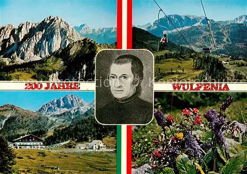 AK / Ansichtskarte Nassfeld_Kaernten_AT Sonnenalpe Franz Xaver Freiherr von Wulfen Wulfenia Sesselbahn 