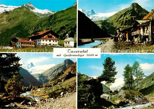 AK / Ansichtskarte Tauerntal_Innergschloess_Tirol_AT Tauernhaus Grossvenediger Panorama 