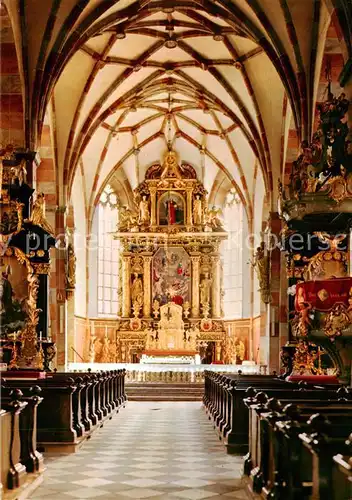AK / Ansichtskarte Millstatt_Millstaettersee Stiftskirche Inneres Millstatt_Millstaettersee