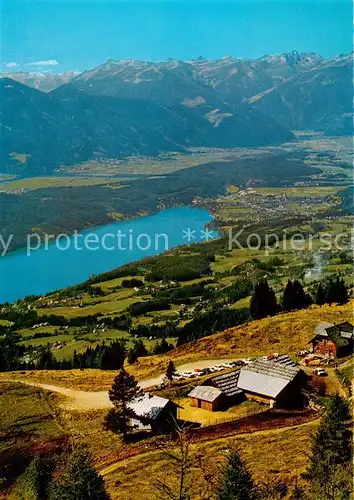 AK / Ansichtskarte Lammersdorferhuette_1650m_Millstaettersee_AT Alpengasthaus Fliegeraufnahme 