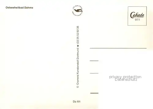 AK / Ansichtskarte Dahme__Ostseebad_Holstein Fliegeraufnahme 