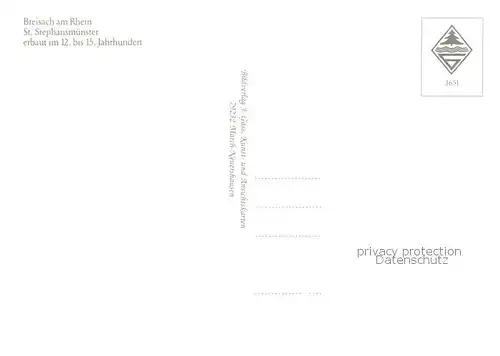 AK / Ansichtskarte Breisach_Rhein St Stephansmuenster Breisach Rhein