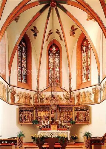 AK / Ansichtskarte Glottertal_Schwarzwald Pfarrkirche Inneres 