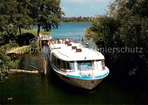 AK / Ansichtskarte Timmdorf_Malente Boot der 5 Seen Fahrt bei Durchfahrt in Timmdorf 