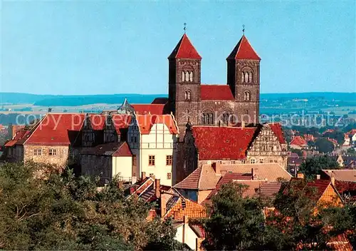 AK / Ansichtskarte Quedlinburg Stiftskirche Quedlinburg