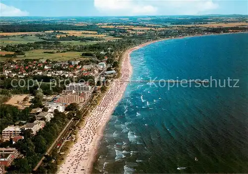 AK / Ansichtskarte Scharbeutz_Ostseebad Fliegeraufnahme Scharbeutz_Ostseebad