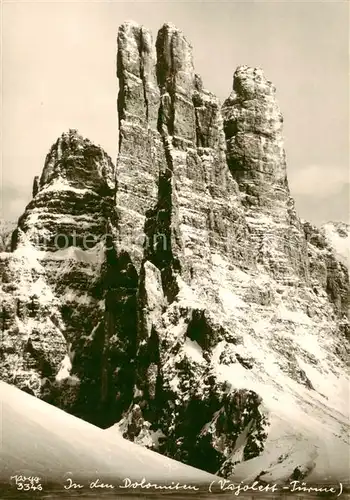 AK / Ansichtskarte Dolomiten_Dolomiti_IT Vajolett Tuerme 