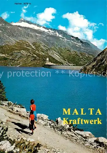 AK / Ansichtskarte Malta_Maltatal_Kaernten_AT Kraftwerk Panorama mit Hafner 