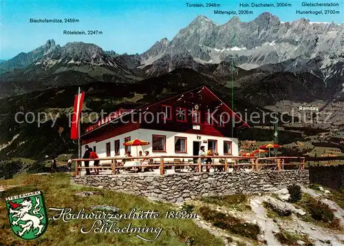 AK / Ansichtskarte Schladminger Tauern_Dachstein_Steiermark_AT Hochwurzenhuette 