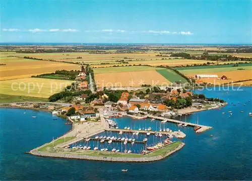 AK / Ansichtskarte Lemkenhafen Insel Fehmarn Fliegeraufnahme Lemkenhafen