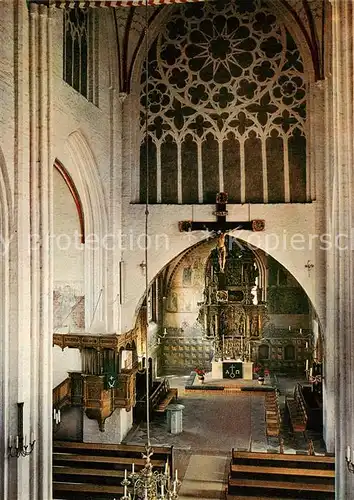 AK / Ansichtskarte Neustadt_Holstein Stadtkirche Inneres Neustadt_Holstein