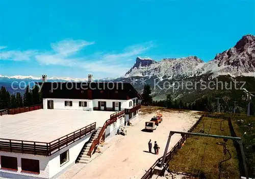 AK / Ansichtskarte Dolomiti__Dolomiten_IT Alta Val Badia Rifugio Piz Sorega verso il Sassongher 