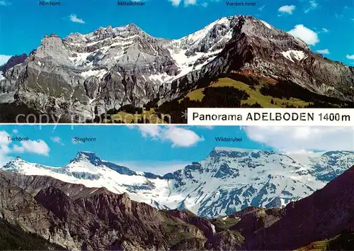 AK / Ansichtskarte Adelboden_BE Panorama 