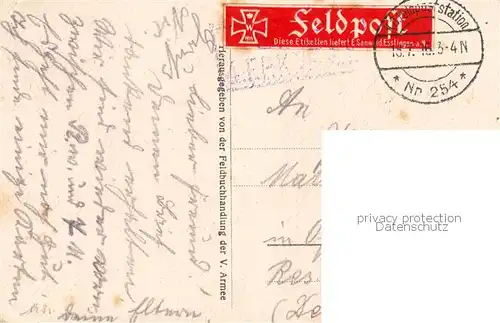 AK / Ansichtskarte Stenay_55 Strasse Teilansicht Feldpost 